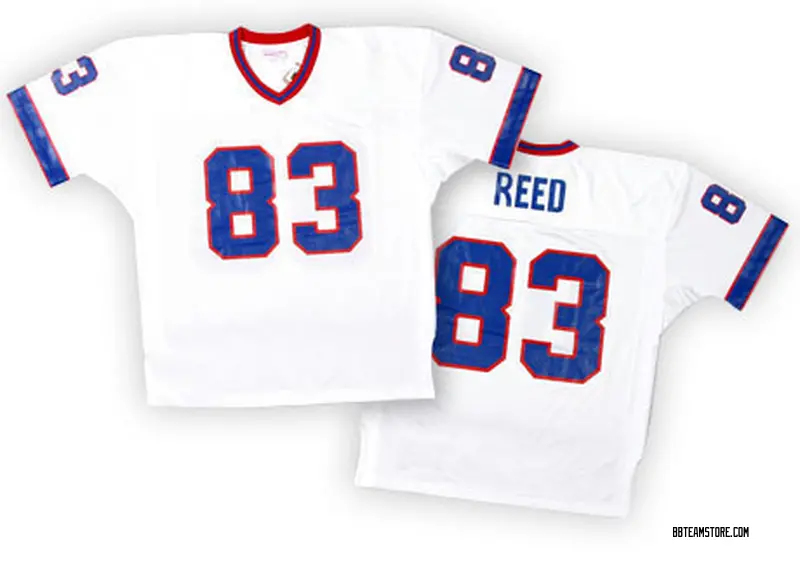 Men's Andre Reed Buffalo Bills Mitchell And Ness Throwback Jersey - White Authentic