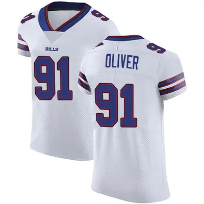 Buffalo Bills #91 Ed Oliver Draft Game Jersey - Navy