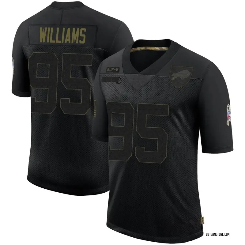 Men's Kyle Williams Buffalo Bills 2020 Salute To Service Jersey - Black Limited