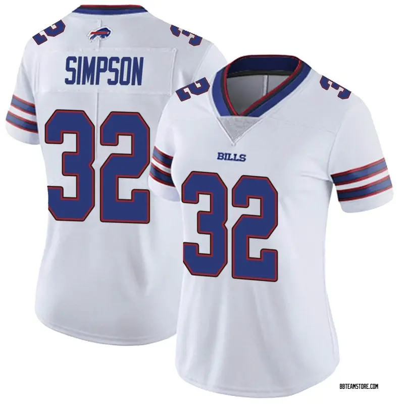 Women's O. J. Simpson Buffalo Bills Color Rush Vapor
