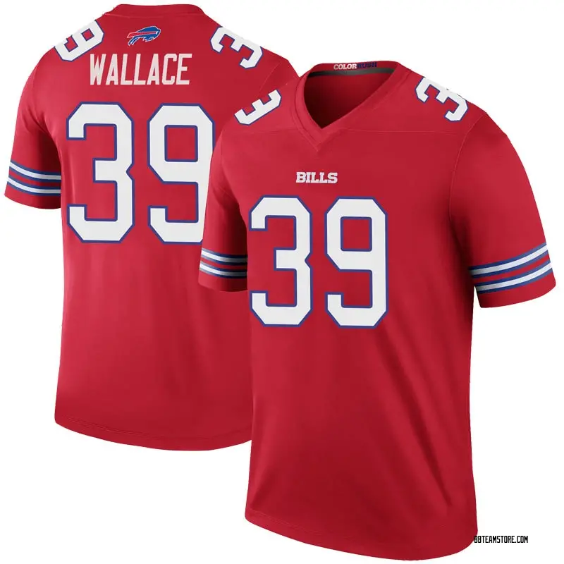 Youth Levi Wallace Buffalo Bills Color Rush Jersey - Red Legend