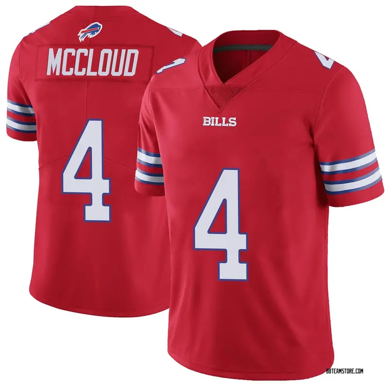 Youth Nick McCloud Buffalo Bills Color Rush Vapor Untouchable Jersey